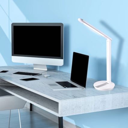 LED Dimmable επιτραπέζια λάμπα SERRA LED/8W/230V άσπρη