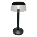 LED Dimmable επαναφορτιζόμενο επιτραπέζιο φωτιστικό αφής LED/3W/5V 3000-6000K 1800 mAh μαύρο