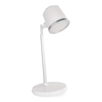 LED Dimmable επαναφορτιζόμενο επιτραπέζιο φωτιστικό	 4σε1 LED/6W/3,7V 3000K/4000K/6500K 1500mAh λευκό