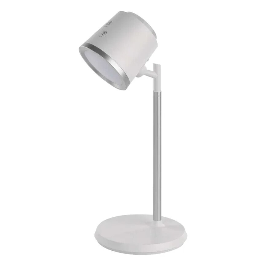 LED Dimmable επαναφορτιζόμενο επιτραπέζιο φωτιστικό	 4σε1 LED/6W/3,7V 3000K/4000K/6500K 1500mAh λευκό