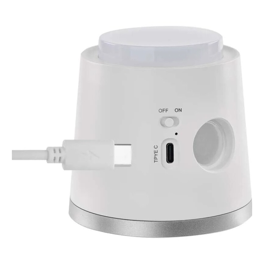 LED Dimmable επαναφορτιζόμενο επιτραπέζιο φωτιστικό	 4σε1 LED/6W/3,7V 3000K/4000K/6500K 1500mAh λευκό