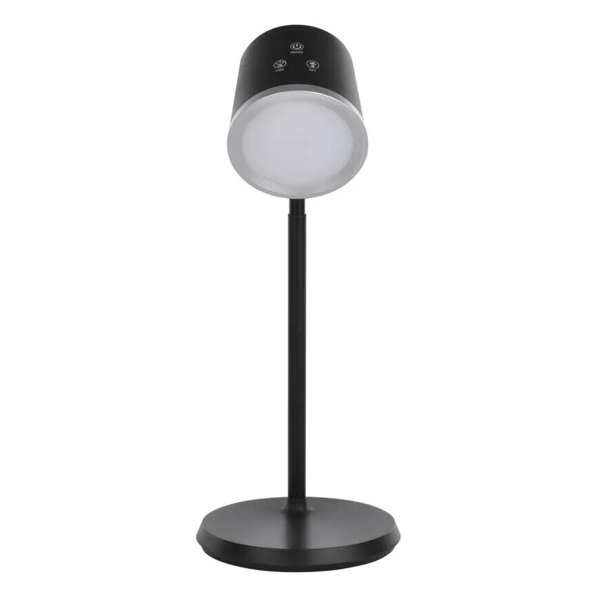 LED Dimmable επαναφορτιζόμενο επιτραπέζιο φωτιστικό	 4σε1 LED/6W/3,7V 3000K/4000K/6500K 1500mAh μαύρο