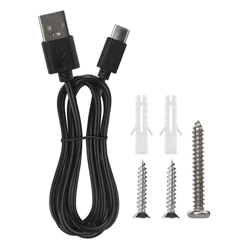 LED Dimmable επαναφορτιζόμενο επιτραπέζιο φωτιστικό	 4σε1 LED/6W/3,7V 3000K/4000K/6500K 1500mAh μαύρο