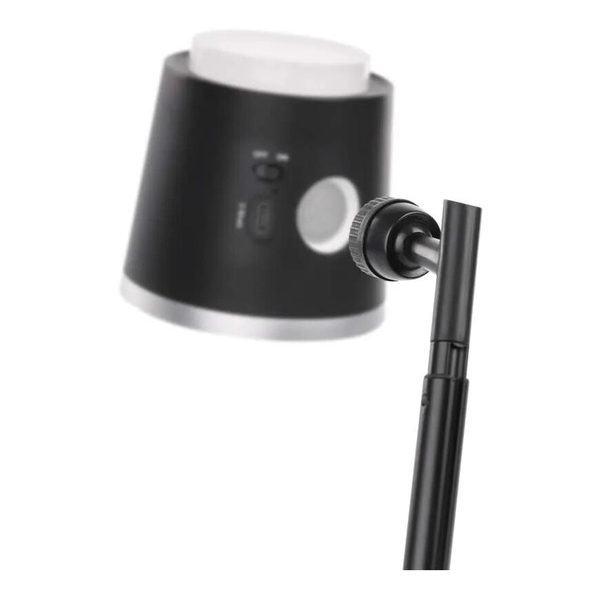 LED Dimmable επαναφορτιζόμενο επιτραπέζιο φωτιστικό	 4σε1 LED/6W/3,7V 3000K/4000K/6500K 1500mAh μαύρο