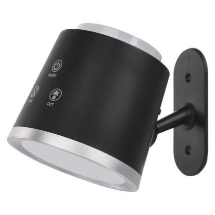 LED Dimmable επαναφορτιζόμενο επιτραπέζιο φωτιστικό	 4σε1 LED/6W/3,7V 3000K/4000K/6500K 1500mAh μαύρο