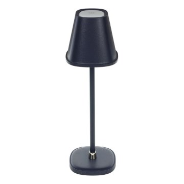 LED Dimmable επαναφορτιζόμενο επιτραπέζιο φωτιστικό	 LED/3W/1800 mAh σκούρο μπλε