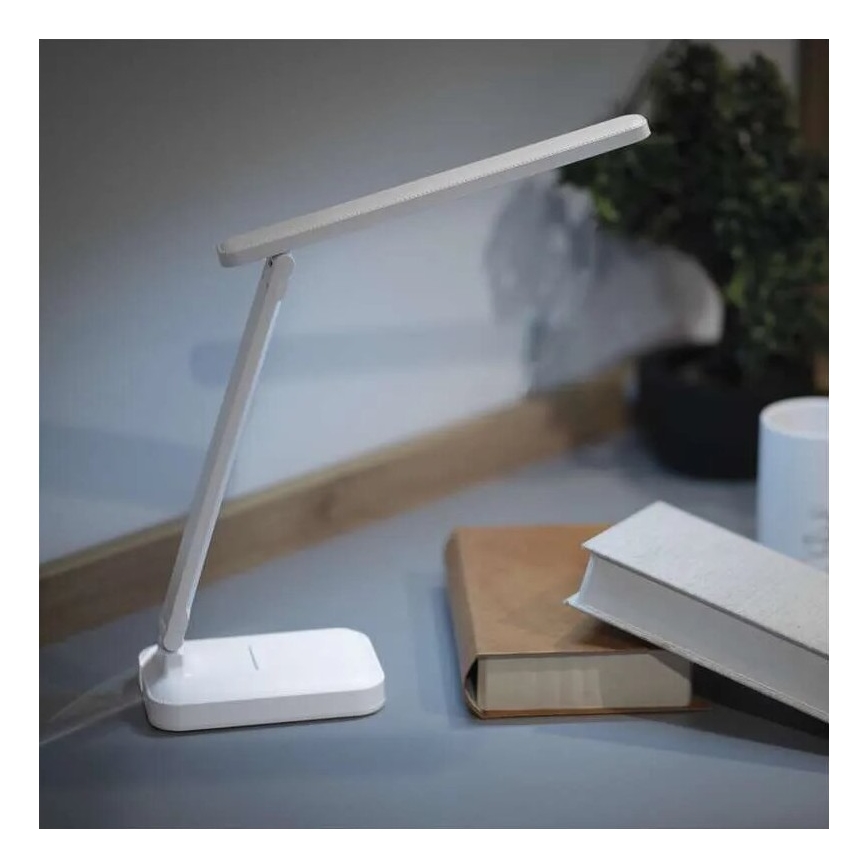 LED Dimmable επαναφορτιζόμενο επιτραπέζιο φωτιστικό	 LED/5W/3,7V 3000K/4000K/6500K 800mAh λευκό