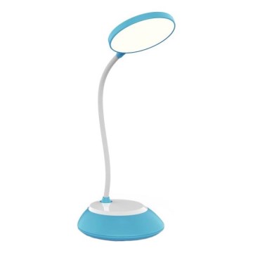 LED Dimmable επαναφορτιζόμενο επιτραπέζιο φωτιστικό	 VISUA LED/5W/5V 3000-5000K 1200 mAh μπλε