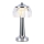 LED Dimmable επαναφορτιζόμενο επιτραπέζιο φωτιστικό αφής LED/1W/5V 3000-6000K 1800 mAh γυαλιστερό χρώμιο