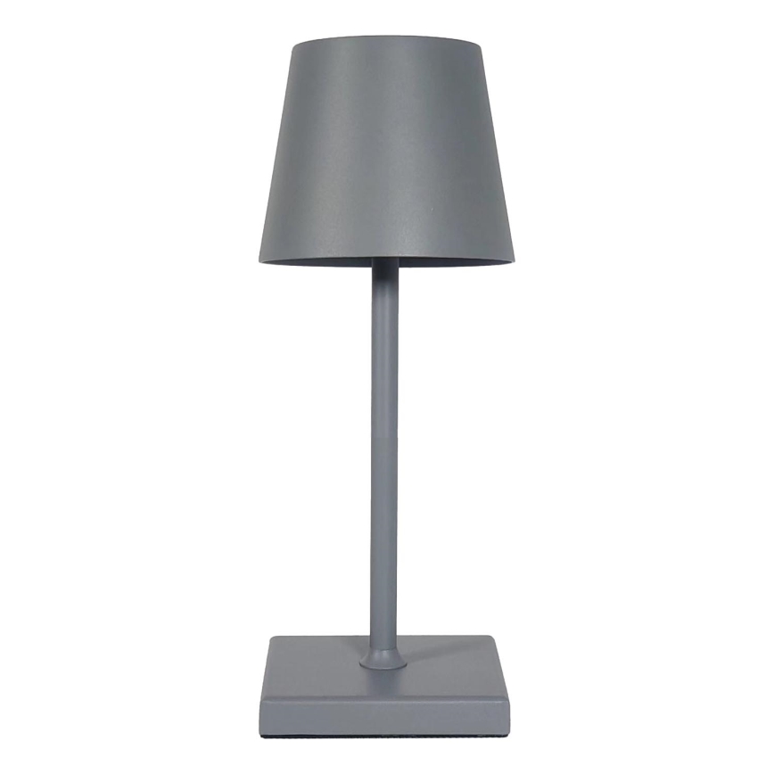LED Dimmable επαναφορτιζόμενο επιτραπέζιο φωτιστικό αφής LED/3,5W/5V 5200mAh γκρι