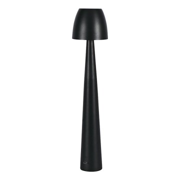 LED Dimmable επαναφορτιζόμενο επιτραπέζιο φωτιστικό αφής LED/3W/5V 3000-6000K 1800 mAh μαύρο