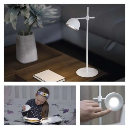 LED Dimmable επαναφορτιζόμενο επιτραπέζιο φωτιστικό	 μαγνητικό 4σε1 LED/4,2W/3,7V 4000K 1200mAh λευκό