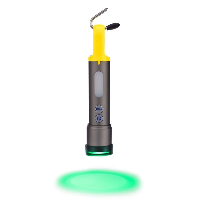 LED Dimmable επαναφορτιζόμενος φακός LED/10W/5V IPX4 1200 mAh 650 lm