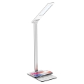 LED Dimmable επιτραπέζια λάμπα αφής με ασύρματη φόρτιση JOY LED/6W/230V + USB λευκό