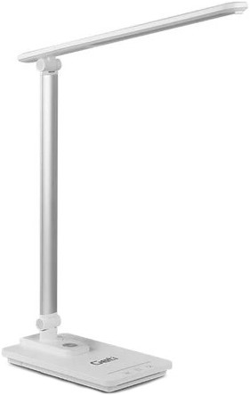LED Dimmable επιτραπέζιο φωτιστικό με USB LED/9W/230V 3000K/4000K/5500K λευκό