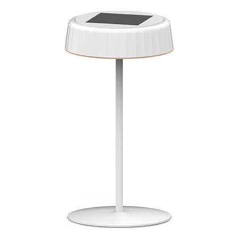 LED Dimmable Ηλιακό επαναφορτιζόμενο επιτραπέζιο φωτιστικό VIVIEN LED/3W/5V 2700K 1600 mAh IP54 λευκό