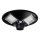 LED Dimmable ηλιακό φωτιστικό δρόμου με αισθητήρα LED/15W/6V 11000 mAh 6500K IP65 μαύρο + τηλεχειριστήριο