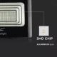 LED Dimmable ηλιακός προβολέας LED/20W/6V 6000K IP65 + τηλεχειριστήριο