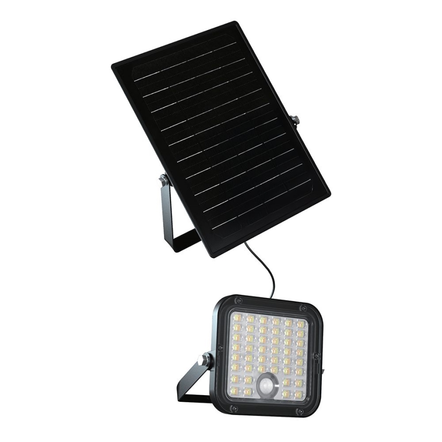 LED Dimming solar προβολέας με αισθητήρα LED/10W/3,7V 4000/6000K IP65 + τηλεχειριστήριο