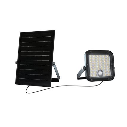 LED Dimming solar προβολέας με αισθητήρα LED/10W/3,7V 4000/6000K IP65 + τηλεχειριστήριο