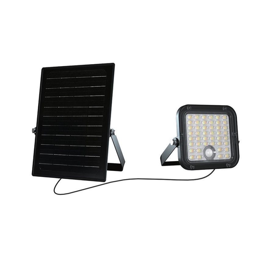 LED Dimming solar προβολέας με αισθητήρα LED/10W/3,7V 4000/6000K IP65 + τηλεχειριστήριο
