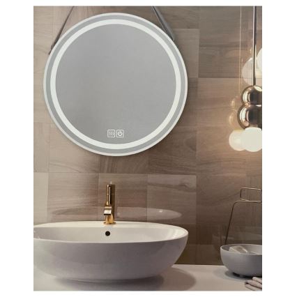 LED Dimmable καθρέφτης μπάνιου φωτιζόμενος με οπίσθιο φωτισμό LED/20W/230V 4000K IP44