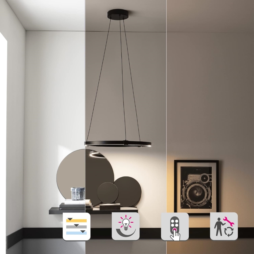 Led Dimmable κρεμαστό φωτιστικό οροφής CASSINI LED/33W/230V 2700-6500K + τηλεχειριστήριο