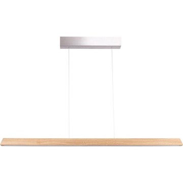 Led Dimmable κρεμαστό φωτιστικό οροφής DEROTT 3xLED/14W/230V δρυς