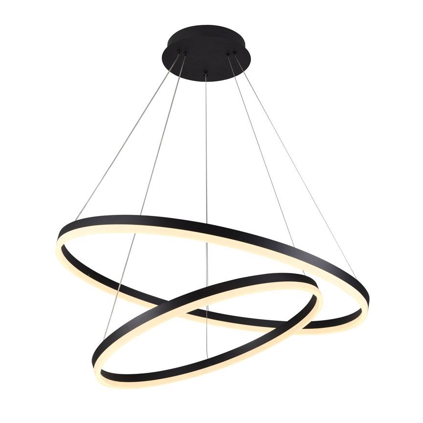 Led Dimmable κρεμαστό φωτιστικό οροφής LED/100W/230V 3000-6500K διάμετρος 80 cm + τηλεχειριστήριο