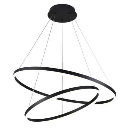 Led Dimmable κρεμαστό φωτιστικό οροφής LED/100W/230V 3000-6500K διάμετρος 80 cm + τηλεχειριστήριο
