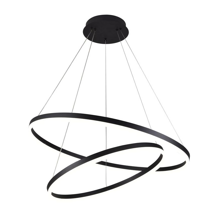 Led Dimmable κρεμαστό φωτιστικό οροφής LED/100W/230V 3000-6500K διάμετρος 80 cm + τηλεχειριστήριο