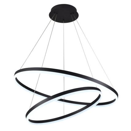 Led Dimmable κρεμαστό φωτιστικό οροφής LED/100W/230V 3000-6500K διάμετρος 80 cm + τηλεχειριστήριο