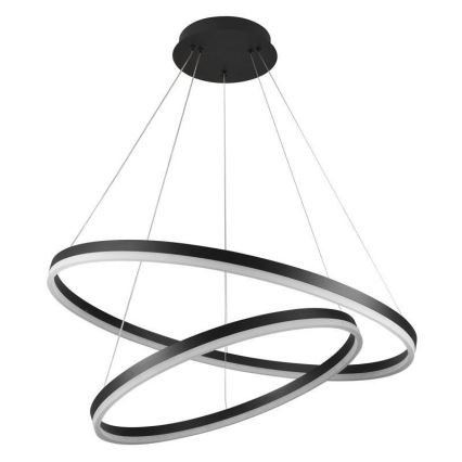 Led Dimmable κρεμαστό φωτιστικό οροφής LED/100W/230V 3000-6500K διάμετρος 80 cm + τηλεχειριστήριο