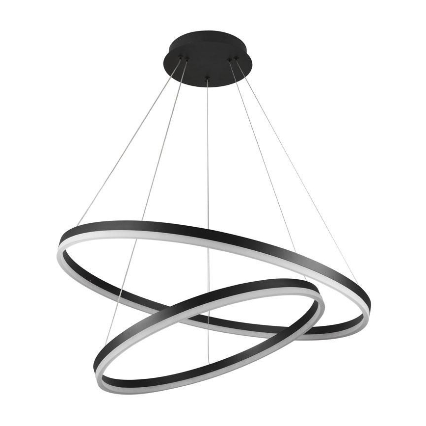Led Dimmable κρεμαστό φωτιστικό οροφής LED/100W/230V 3000-6500K διάμετρος 80 cm + τηλεχειριστήριο
