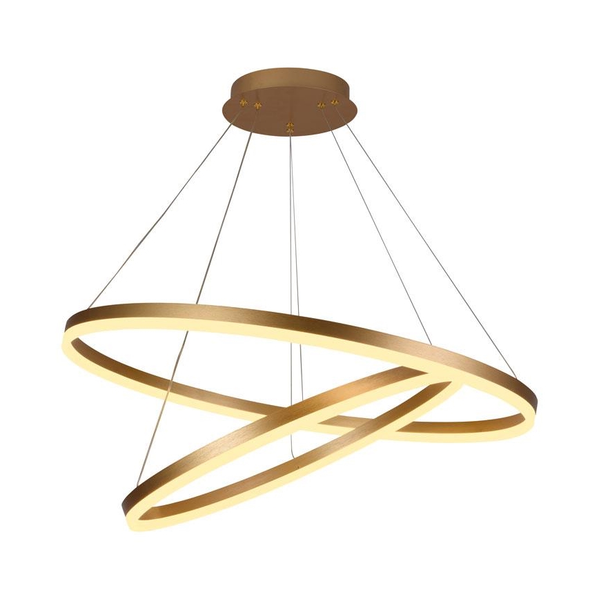 Led Dimmable κρεμαστό φωτιστικό οροφής LED/100W/230V 3000-6500K διάμετρος 80 cm + τηλεχειριστήριο