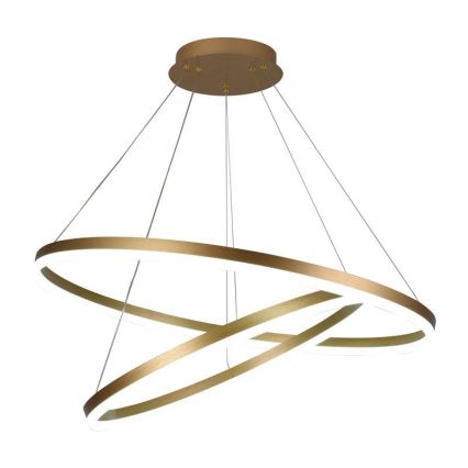 Led Dimmable κρεμαστό φωτιστικό οροφής LED/100W/230V 3000-6500K διάμετρος 80 cm + τηλεχειριστήριο