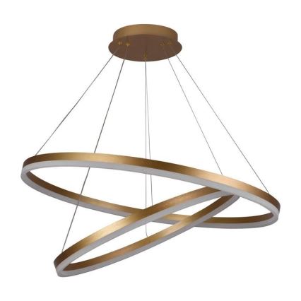 Led Dimmable κρεμαστό φωτιστικό οροφής LED/100W/230V 3000-6500K διάμετρος 80 cm + τηλεχειριστήριο