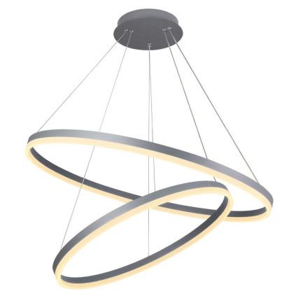 Led Dimmable κρεμαστό φωτιστικό οροφής LED/100W/230V 3000-6500K διάμετρος 80 cm + τηλεχειριστήριο
