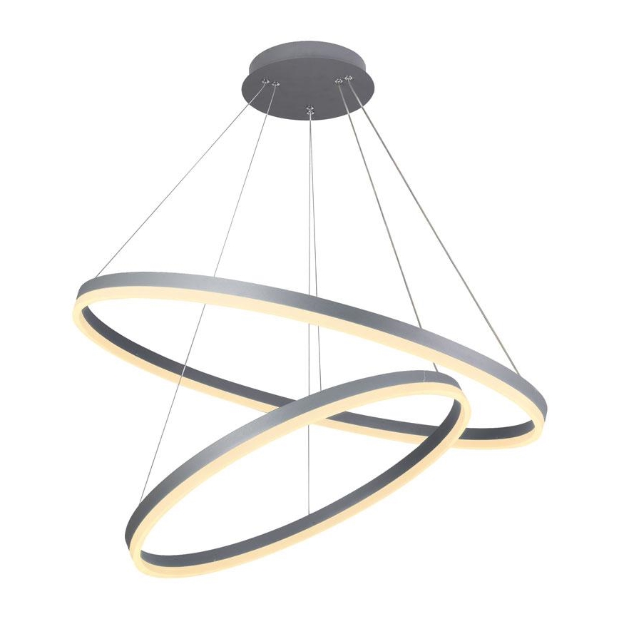 Led Dimmable κρεμαστό φωτιστικό οροφής LED/100W/230V 3000-6500K διάμετρος 80 cm + τηλεχειριστήριο