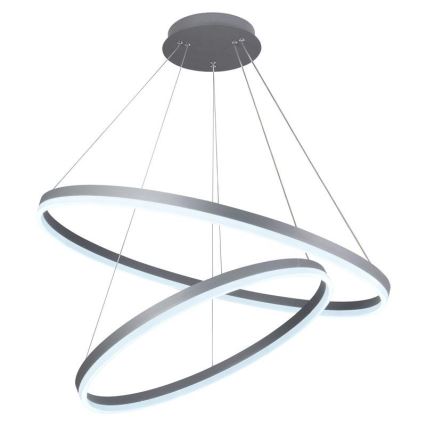 Led Dimmable κρεμαστό φωτιστικό οροφής LED/100W/230V 3000-6500K διάμετρος 80 cm + τηλεχειριστήριο