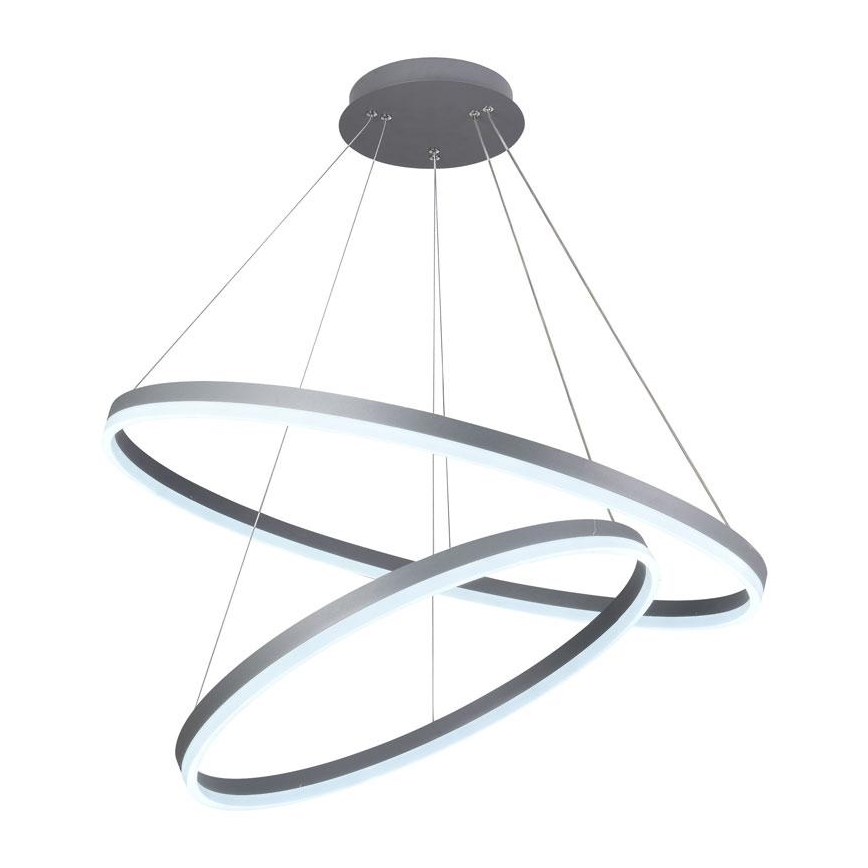 Led Dimmable κρεμαστό φωτιστικό οροφής LED/100W/230V 3000-6500K διάμετρος 80 cm + τηλεχειριστήριο