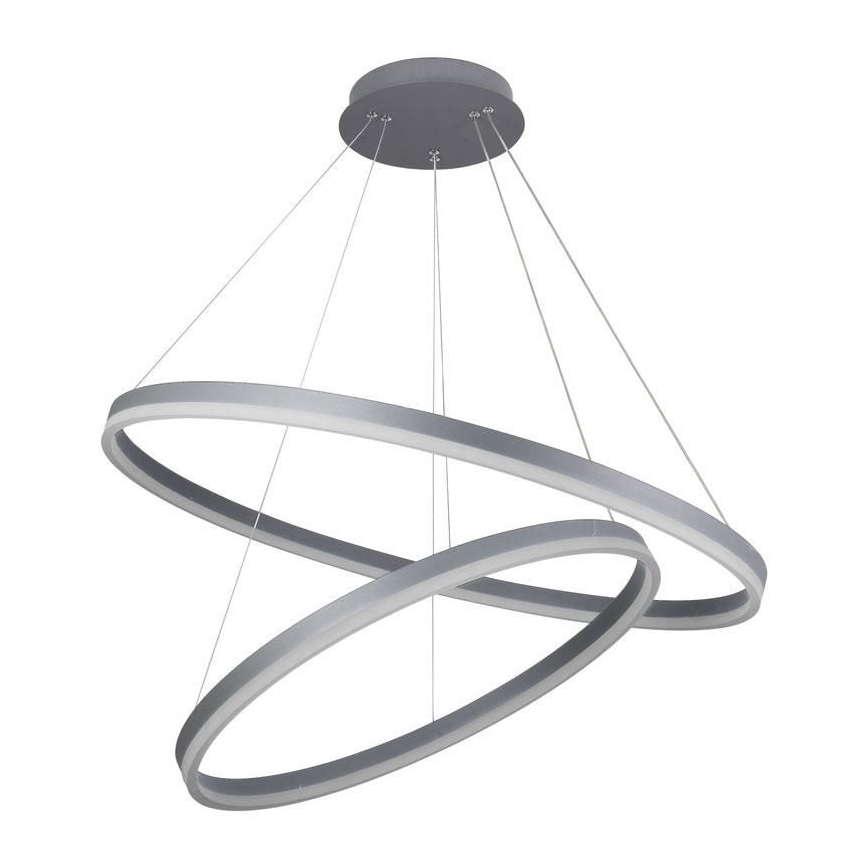 Led Dimmable κρεμαστό φωτιστικό οροφής LED/100W/230V 3000-6500K διάμετρος 80 cm + τηλεχειριστήριο
