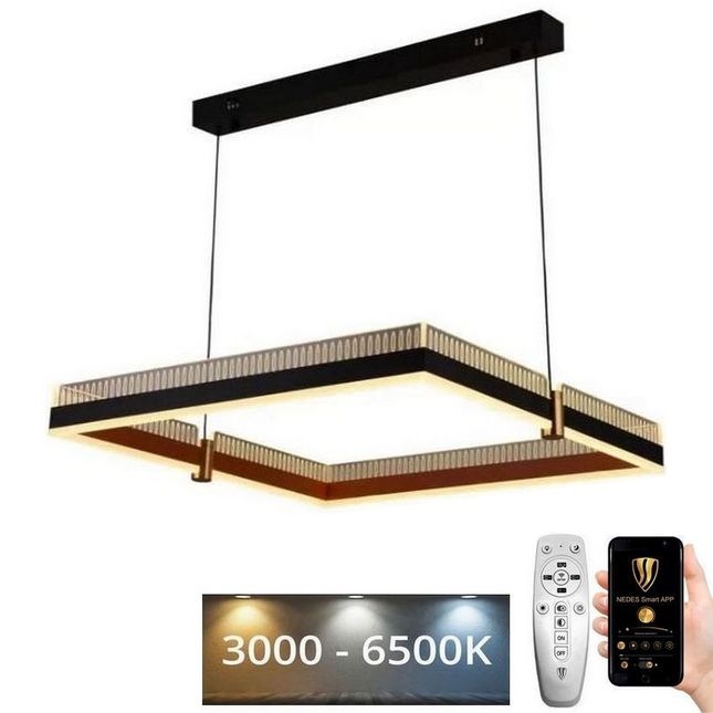 Led Dimmable κρεμαστό φωτιστικό οροφής LED/100W/230V 3000-6500K + τηλεχειριστήριο