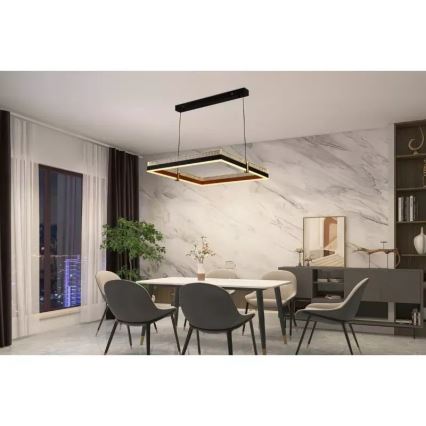 Led Dimmable κρεμαστό φωτιστικό οροφής LED/100W/230V 3000-6500K + τηλεχειριστήριο