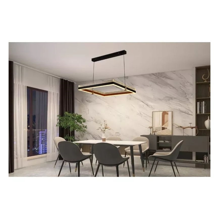 Led Dimmable κρεμαστό φωτιστικό οροφής LED/100W/230V 3000-6500K + τηλεχειριστήριο