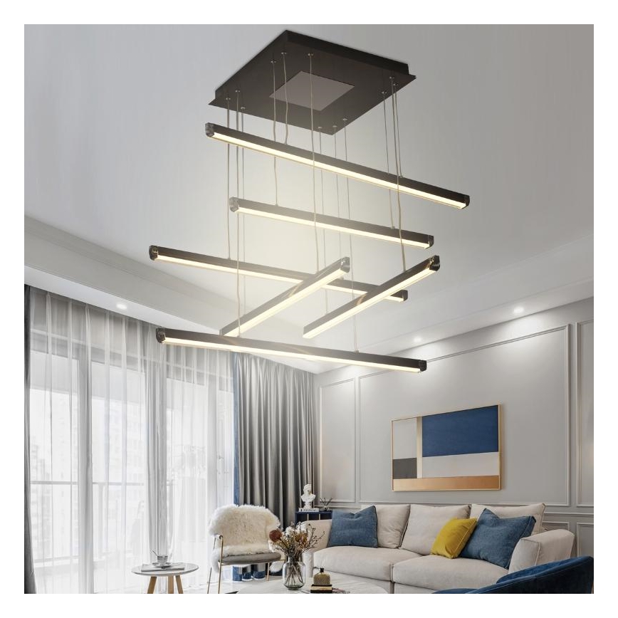 Led Dimmable κρεμαστό φωτιστικό οροφής LED/100W/230V 3000-6500K + τηλεχειριστήριο