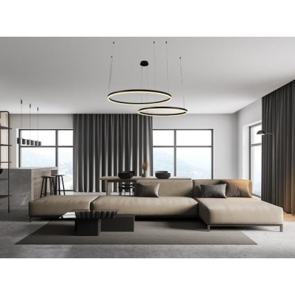 Led Dimmable κρεμαστό φωτιστικό οροφής LED/100W/230V 3000-6500K + τηλεχειριστήριο