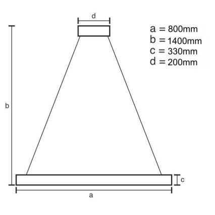 LED Dimming κρύσταλλο πολύφωτο on a string LED/110W/230V 3000-6500K χρυσαφί + τηλεχειριστήριο