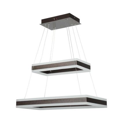 Led Dimmable κρεμαστό φωτιστικό οροφής LED/113W/230V 3000K καφέ