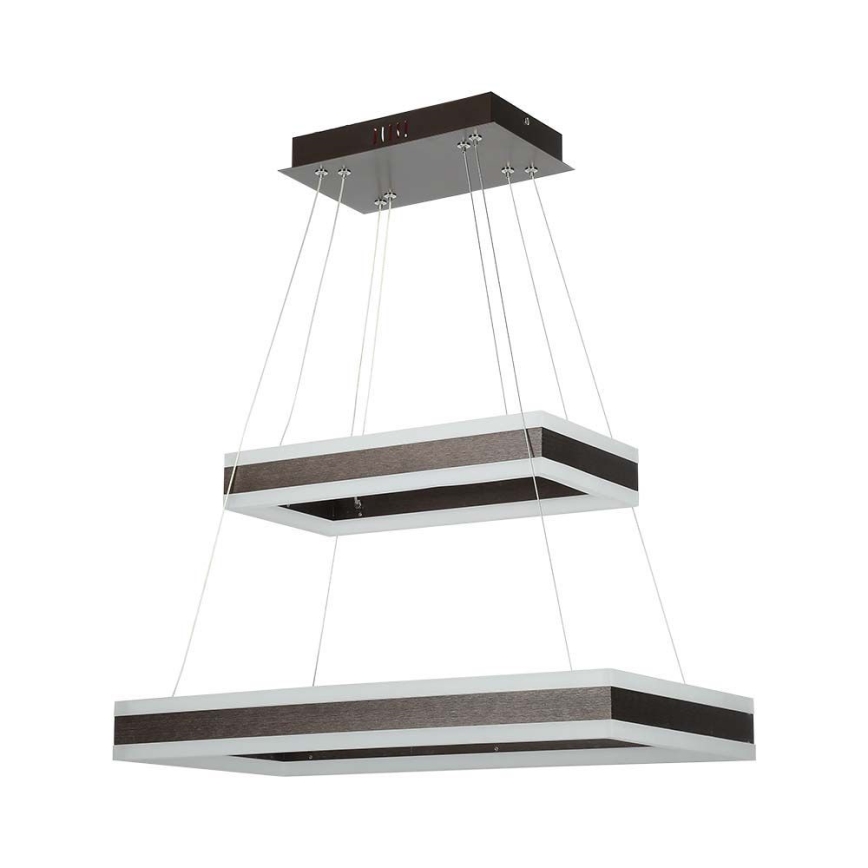 Led Dimmable κρεμαστό φωτιστικό οροφής LED/113W/230V 3000K καφέ